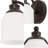 Lauder Farmhouse Cottage Metal LED Vanity Light with Frosted Glass Shade-1985817737-1981464575