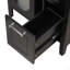 Meuble-lavabo 24 po avec lavabo, meuble-lavabo avec deux tiroirs et porte, tablette réglable, bois massif et panneau de fibres à densité moyenne-523324858