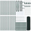 Hexagon Fence Green Steel-346264890