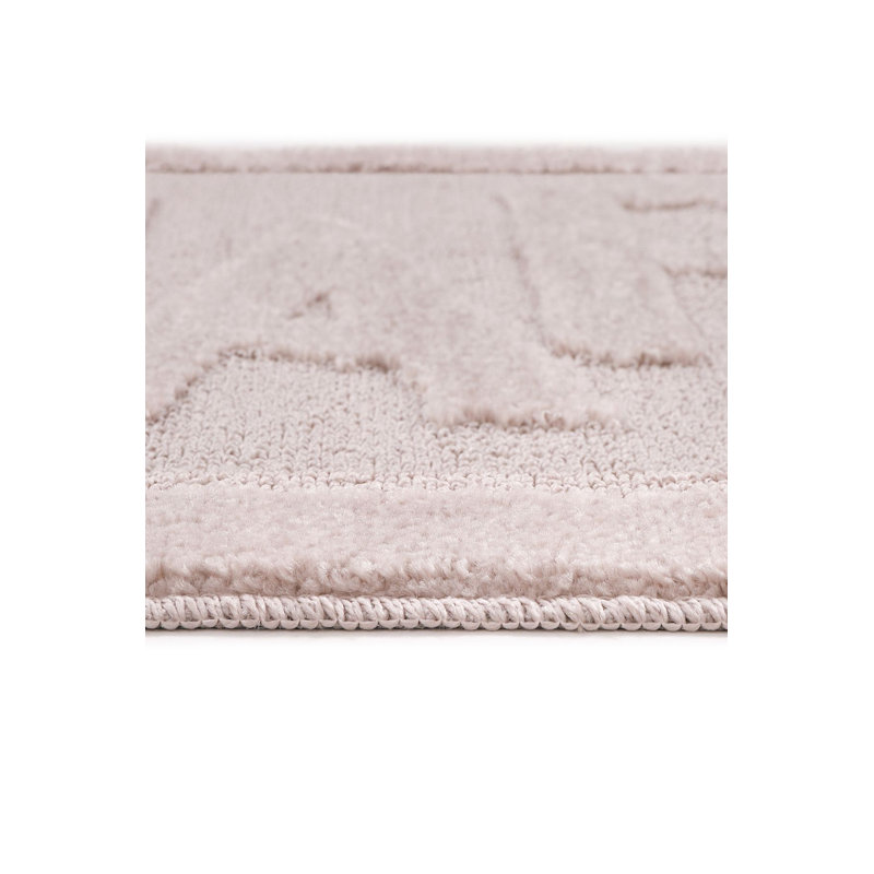 High-Quality Bathmat, Mink Color, 23.6 x 39.4 inches | 100% Polypropylene, Total Thickness: 0.4 inches, Non-Slip Natural Latex Sole | Machine Washable on Delicate Cycle, Soft and Durable for Bathroom Comfort