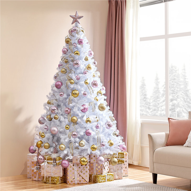Artificial Spruce Cashmere Christmas Tree, 7'