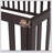 Wood Daybed Frame With Fence