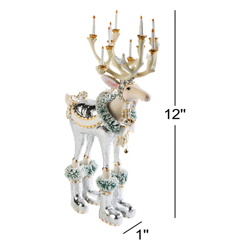 Patience Brewster Moonbeam Dasher Reindeer Figure