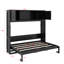 Grand lit escamotable avec armoires de rangement-1900134688