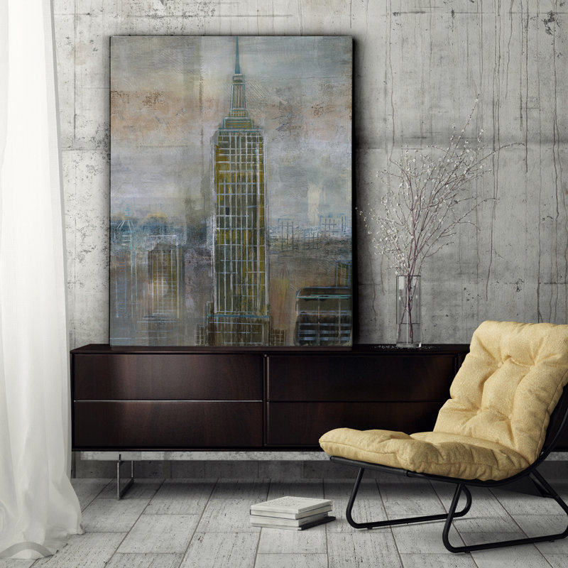 " Empire City ", 24" H x 32" W x 1.5" D