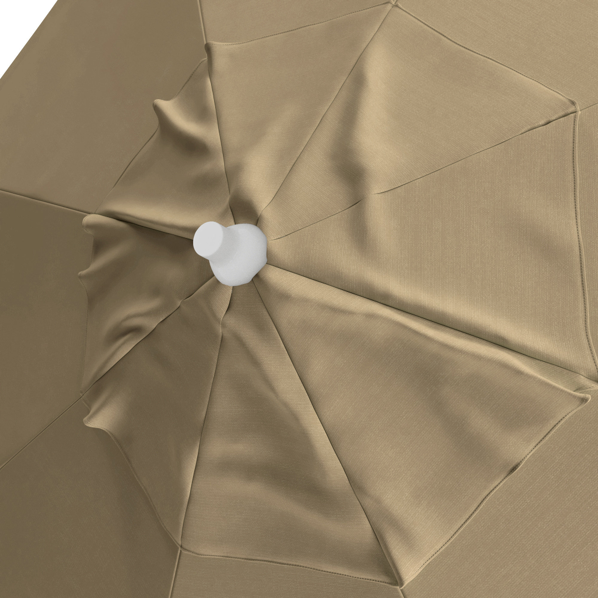 Kenne Sunbrella® Outdoor Umbrella, Antique Beige Sunbrella® Canvas, 108" W x 108" D