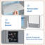 PULUOMIS Mini Fridge 10m³ L Mini Fridge with Freezer-120343960