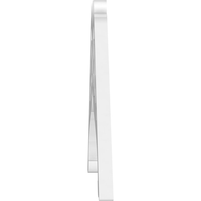 Carrillo Architectural Grade PVC Gable, 18" H x 36" W x 1" D, 12/12