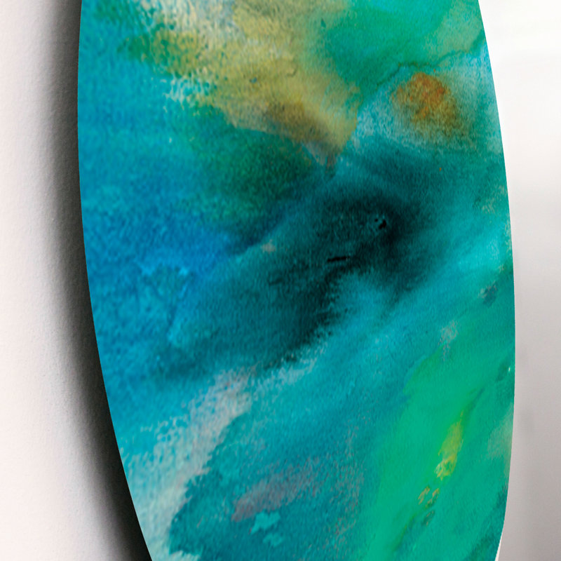 Modern Abstract Wall Decor on Metal