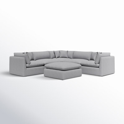 Annabella 6 - Piece Modular Upholstered Corner Sectional