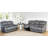 2 - Piece Modern Leather Match Manual Reclining Living Room Set , Wall Hugger Design, with Comfortable Foam & Pocket Coil Seating-634657929