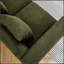 Canapé 2 places, causeuse de salon confortable avec 2 coussins, durable et élégant pour les intérieurs modernes-2029305428