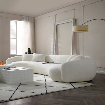 Canapé pour 5 personnes dans des chambres familiales spacieuses Canapé modulaire 5 places 102 po Boucle