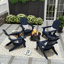 Chaise Adirondack pliante en plastique Arrlo-88382354