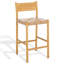 Devnie Woven Leather Counter Stool-1358552842