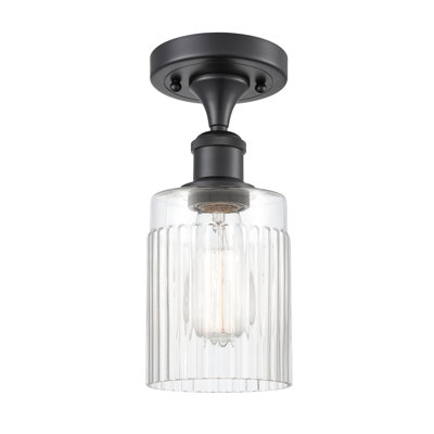 Plafonnier semi-encastré en verre Kamena