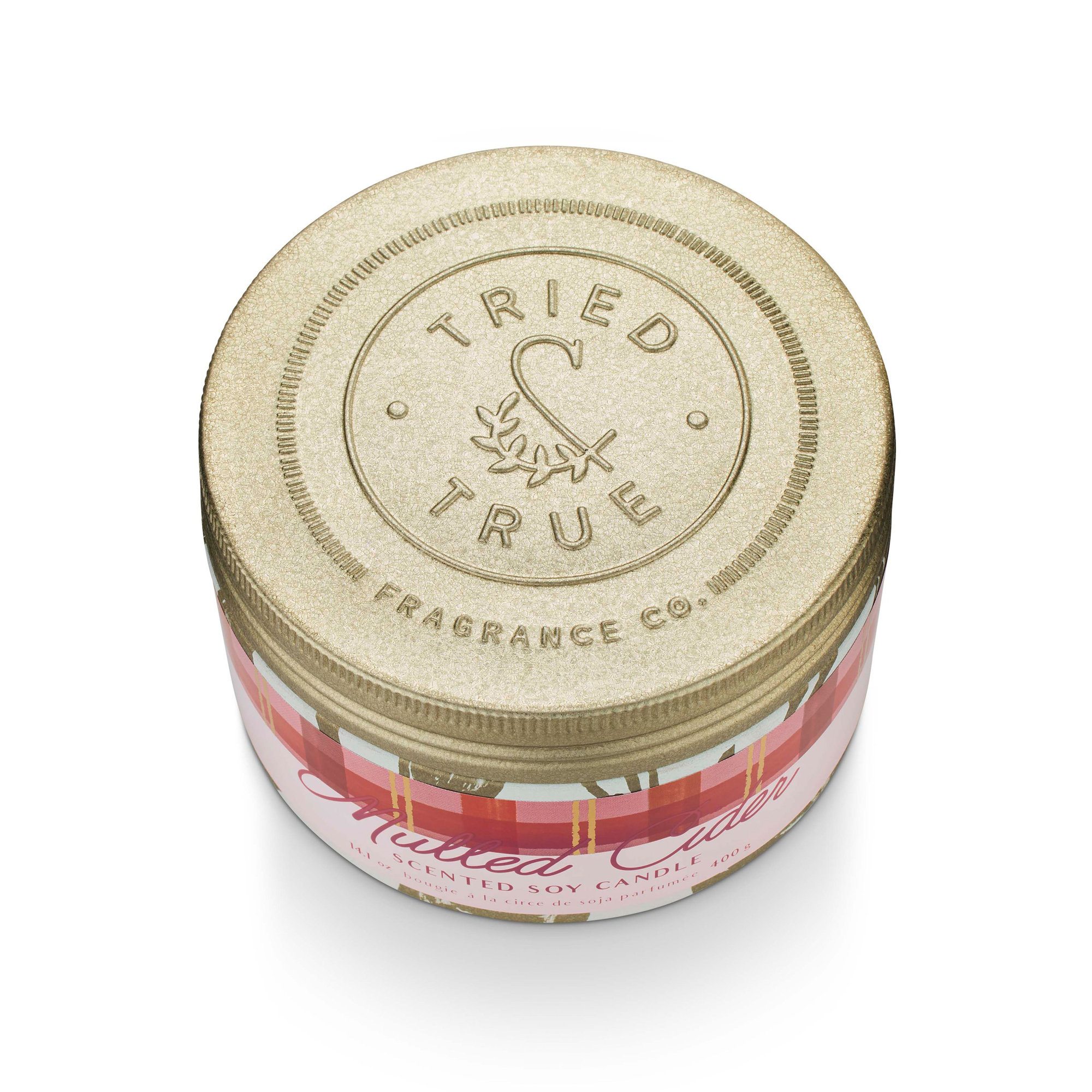 Tried & True Holiday Mulled Cider Candle, Large Tin