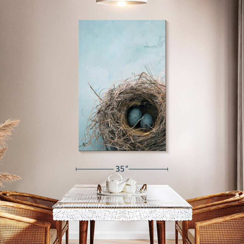 Brampt Blue Egg Nest, 51" H x 34" W