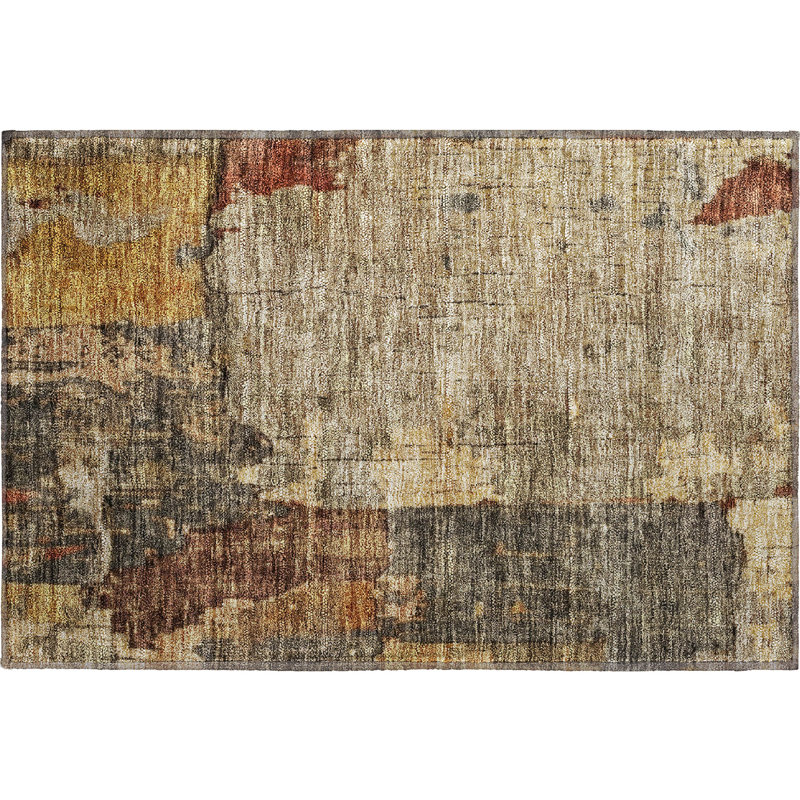 Premium Machine Washable Jessie AMF1201 Abstract Rug, Rectangle 1 pi 8 po x 2 pi 6 po