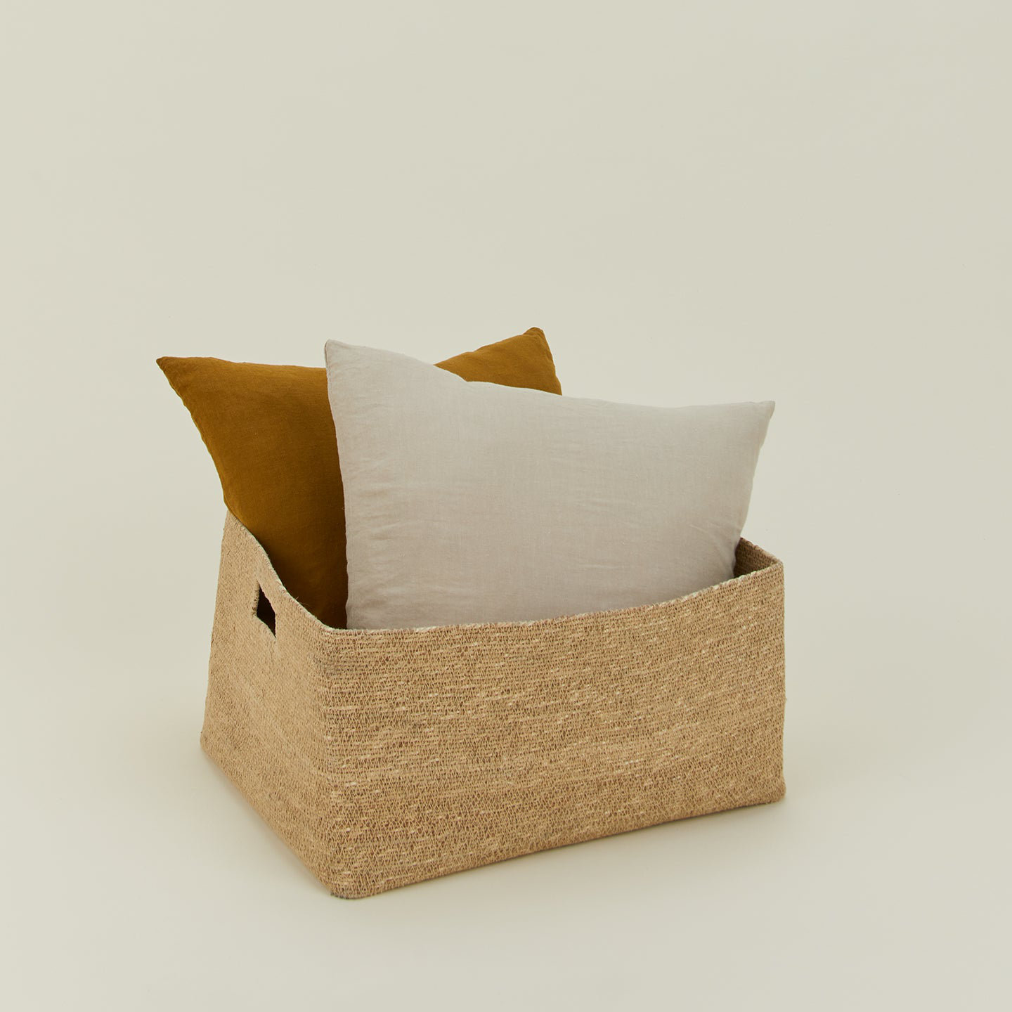 Essential Laundry Basket, 9" H x 17" W x 14" D, Natural