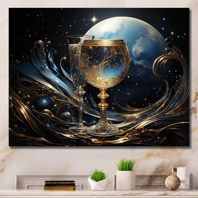 Verre à vin Somas saphir sérénité - impression