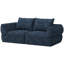 Canapé Boneless de 76,4 po en forme de nuage, canapé à assise profonde avec coussins, canapé moderne sans rembourrage confortable, 1 pièce pour salon, chambre à coucher, appartement, housse amovible, sans assemblage requis, graphite-1513548864