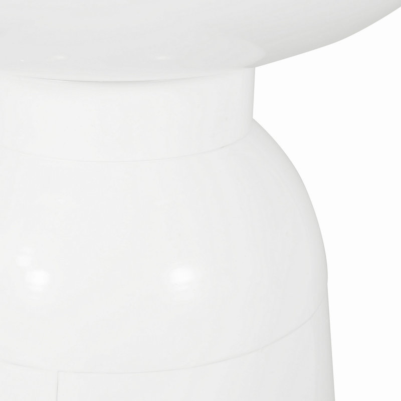 Table d'appoint Atira, Blanc, 1
