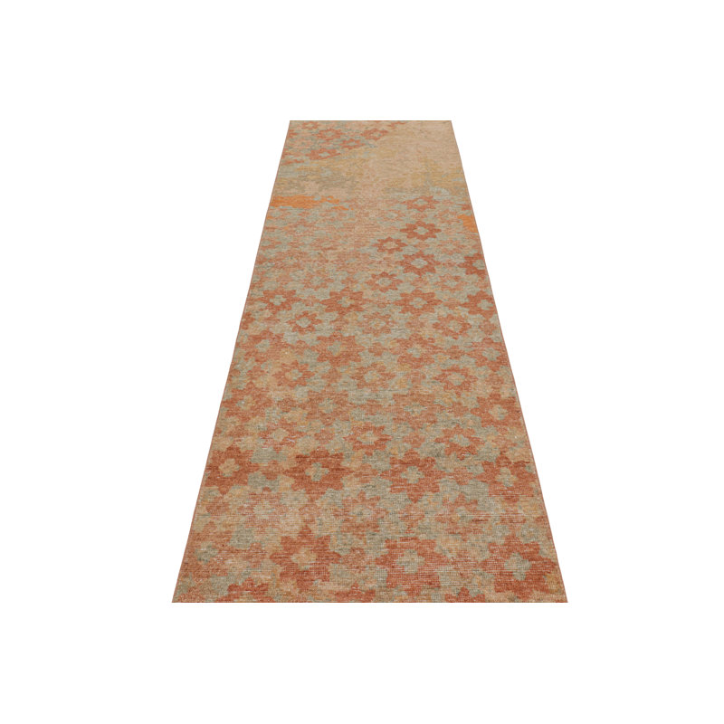 Distressed Homage Floral Area Rug, Runner 3' x 8'