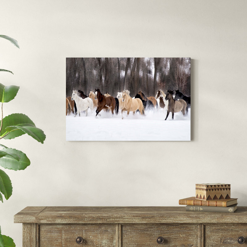 " Snow Run II " by PHBurchett, 20" H x 30" W x 1" D