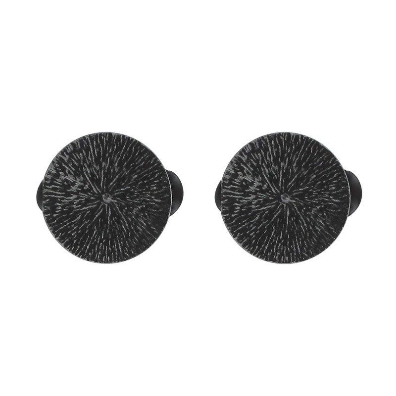 Embrasse de rideau 1,1 "Archi, Noir / argent