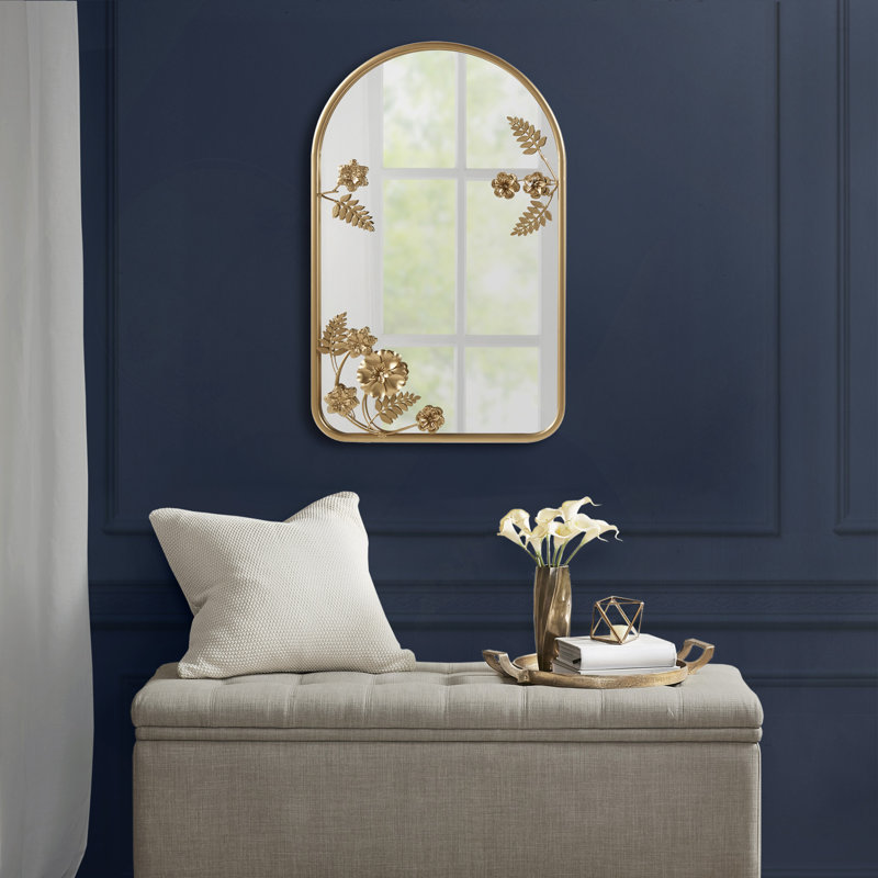 Miroir mural arqué