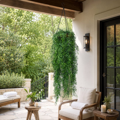 36'' Faux Fern Plant in Basket