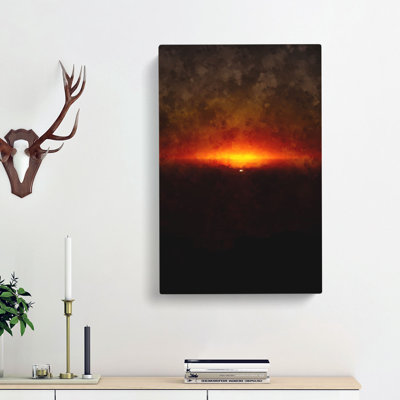 Striking Sunset - Wrapped Canvas Painting