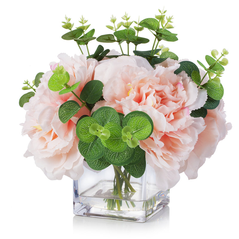 Fleur de pivoine en soie artificielle