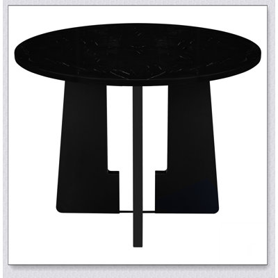 Round Dining Table for 4, Modern Kitchen Dining Table, 43 Inch Round Dining Table for Kitchen Living Room