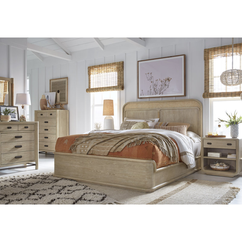 Commode 9 tiroirs avec miroir à paysage et commode 5 tiroirs Regulski, Très grand