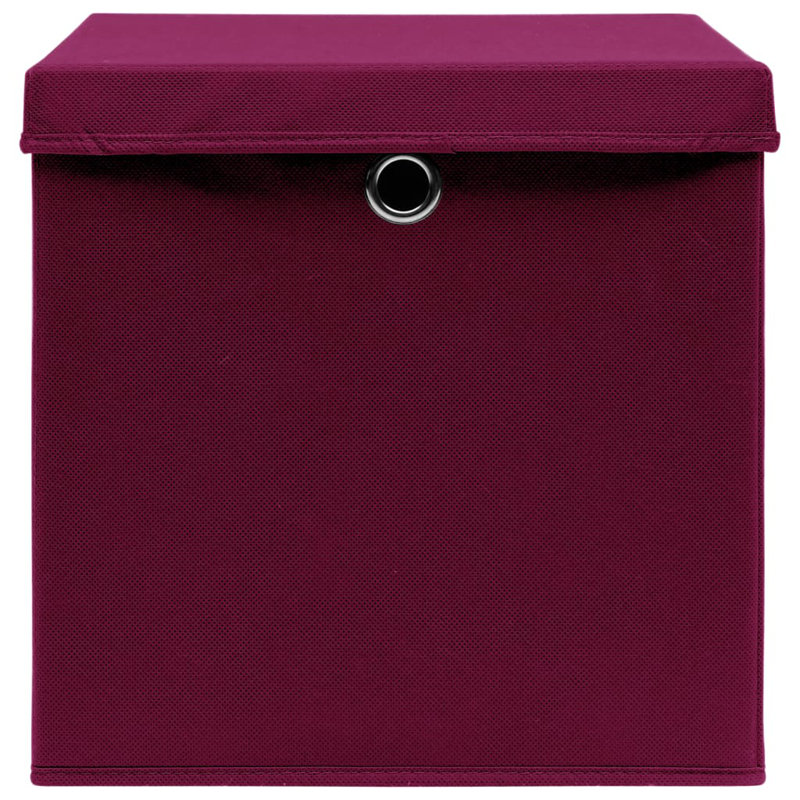 Rebrilliant Fabric Decorative Bin, Yellow, 28cm H x 28cm W x 28cm D