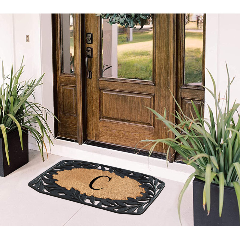 Tapis d'extérieur antidérapant 38 po x 23 po Tijan, C