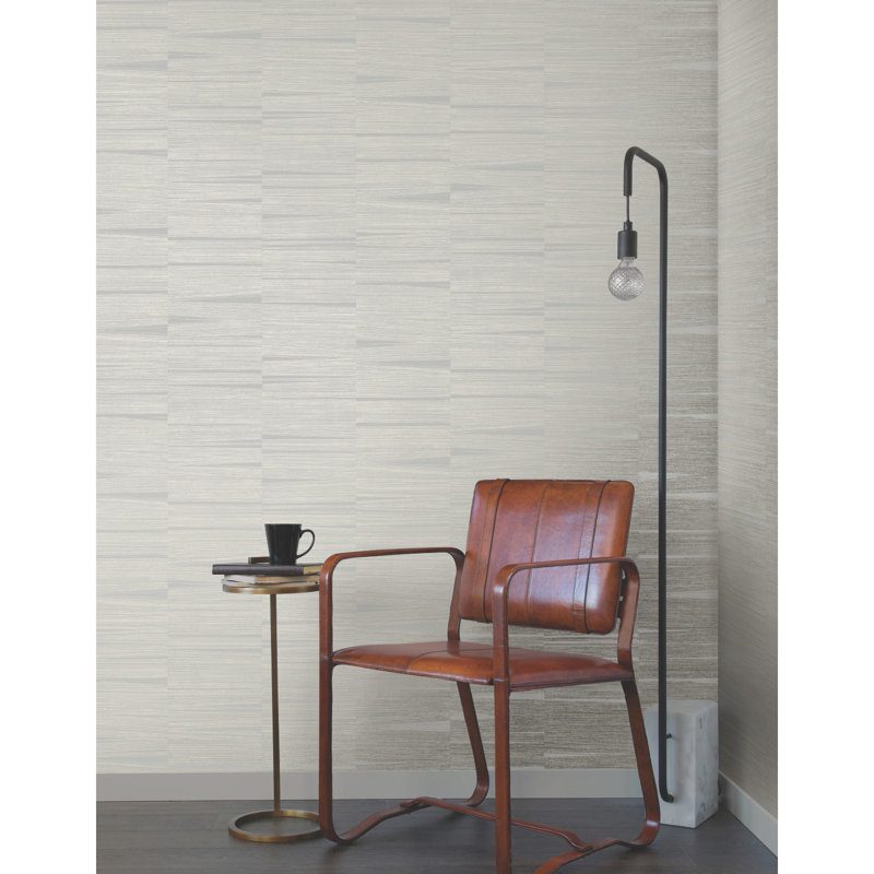 Abstract Metallic Wallpaper Roll, Gray