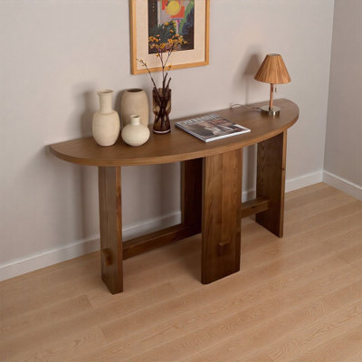 Console moderne en bois de pin