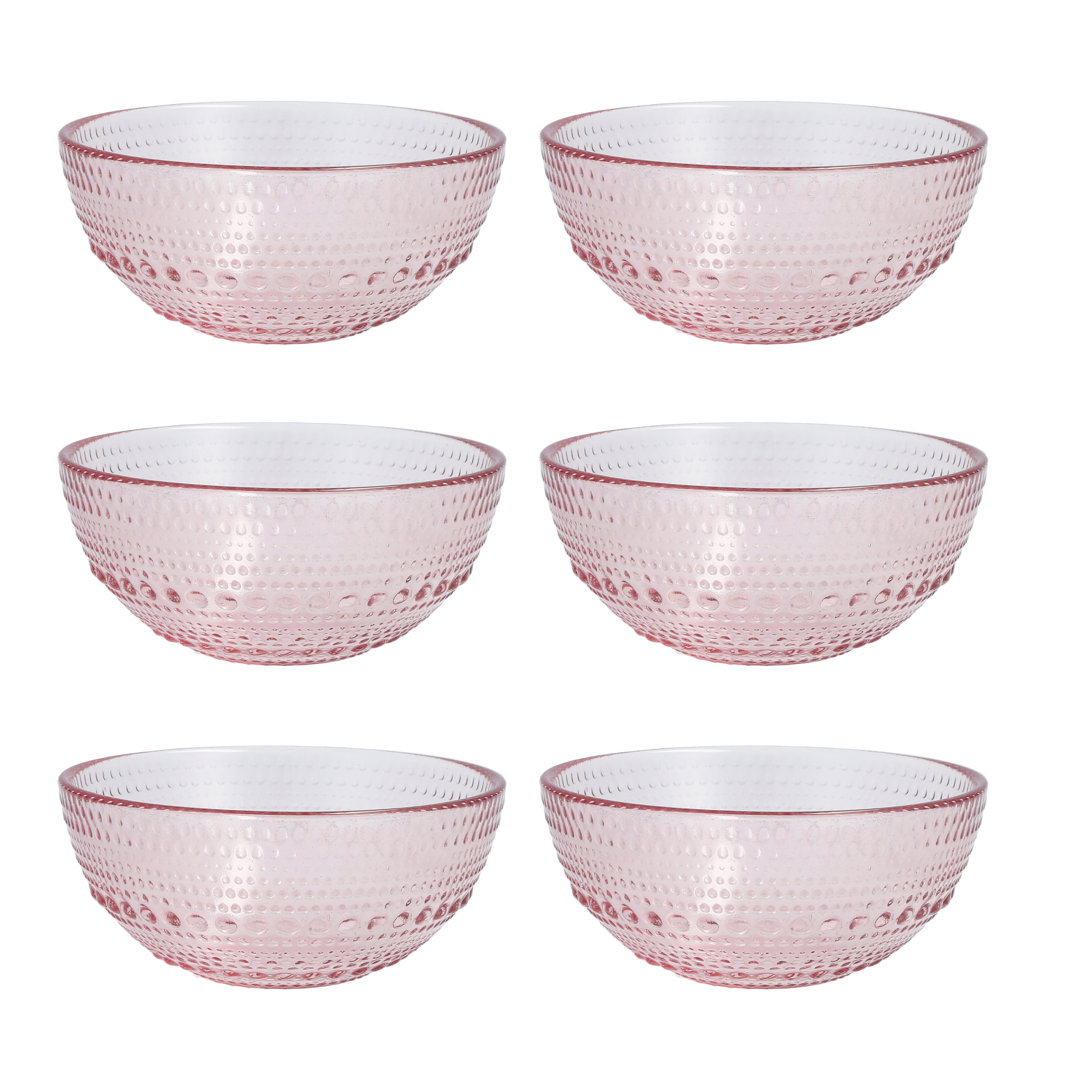Fortessa Jupiter Vintage Glassware All Purpose Bowl (Set of 6) Fortessa 