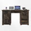 Bureau de direction Farmhouse avec station de charge, tiroir classeur, 4 tiroirs et armoire de rangement-141271368