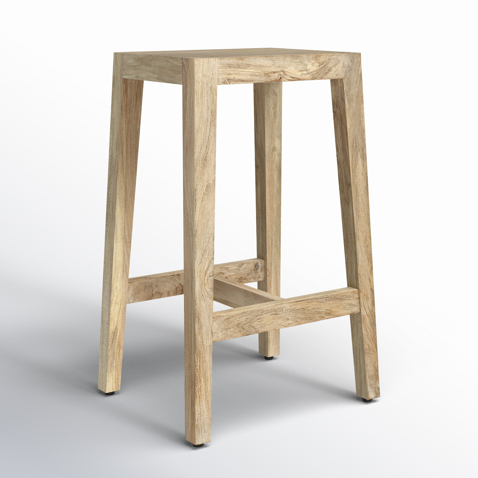Veronica 25 " Bar Stool, Brown Wood