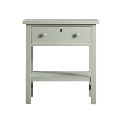 Finley 1-Drawer Storage Nightstand - Antique Gray