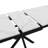 Extendable Dining Table Black With Grey Desktop-370463819