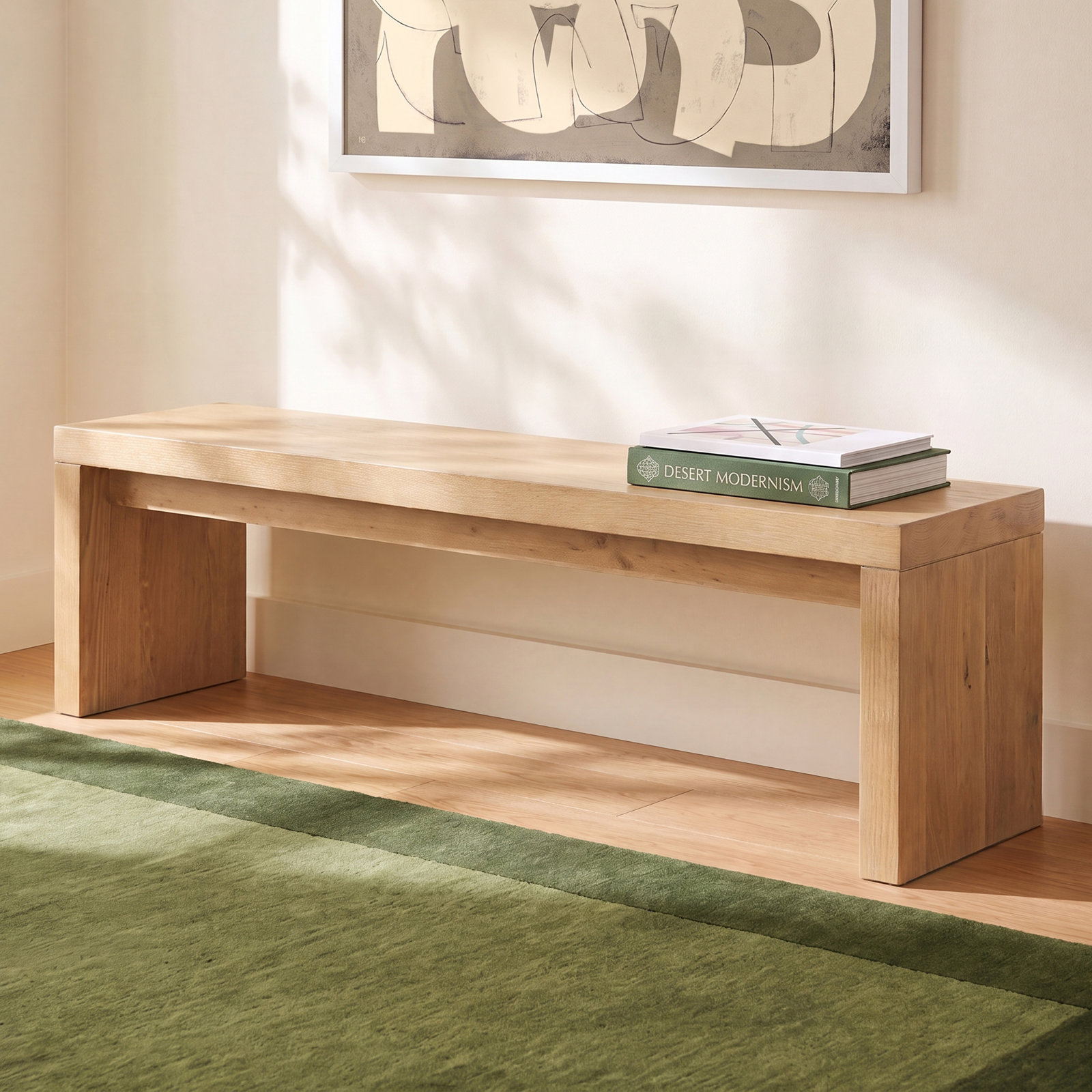 Gabler 56" Dining Bench, Brown