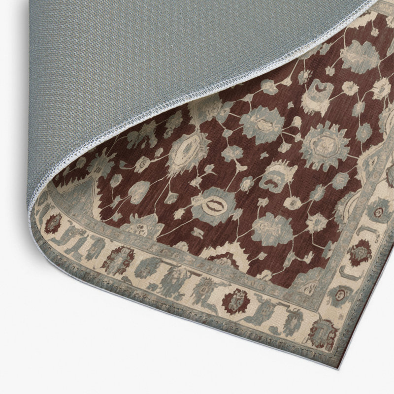 Tapis gris intérieur et extérieur surteint, Rectangle 4pi x 6 pi