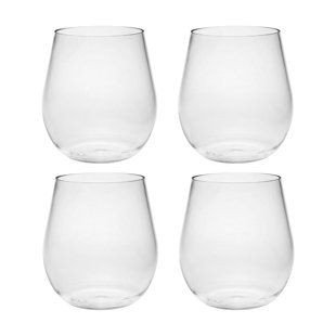 16oz Skinny Clear Acrylic Tumbler - 4 Pack - Expressions Vinyl