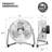 12" High Velocity Floor Fan, 3 Speeds Quiet Heavy Duty Metal Floor Fan with 230° Adjustable Tilt-88623025