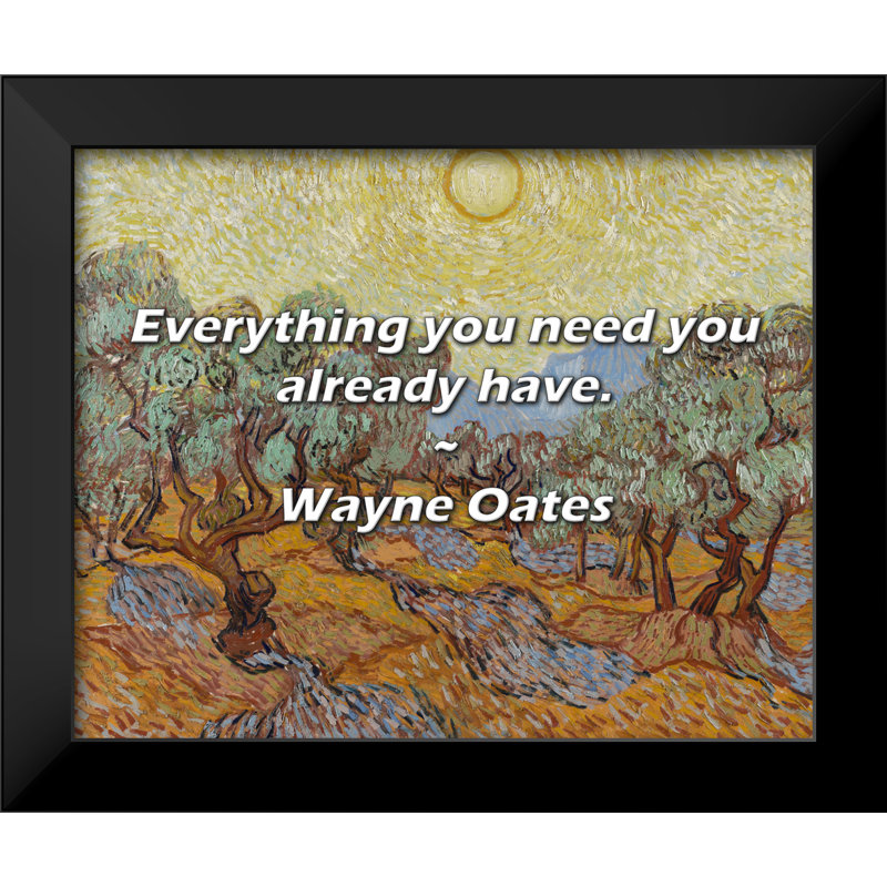 Citation de Wayne Oates: Tout ce dont vous avez besoin.